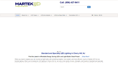 Desktop Screenshot of martekled.com