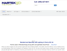 Tablet Screenshot of martekled.com